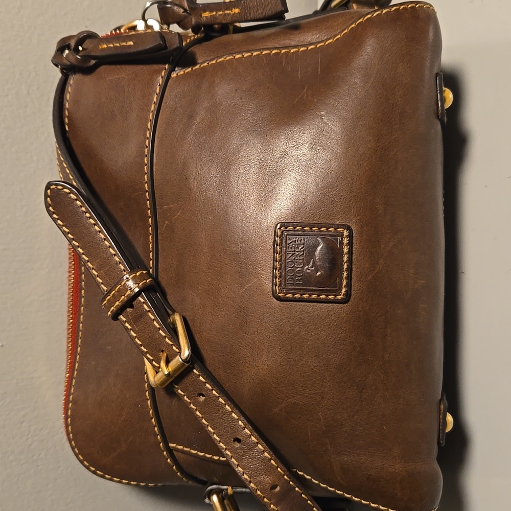 Dooney & Bourke Florentine Vachetta Crossbody Dark Brown